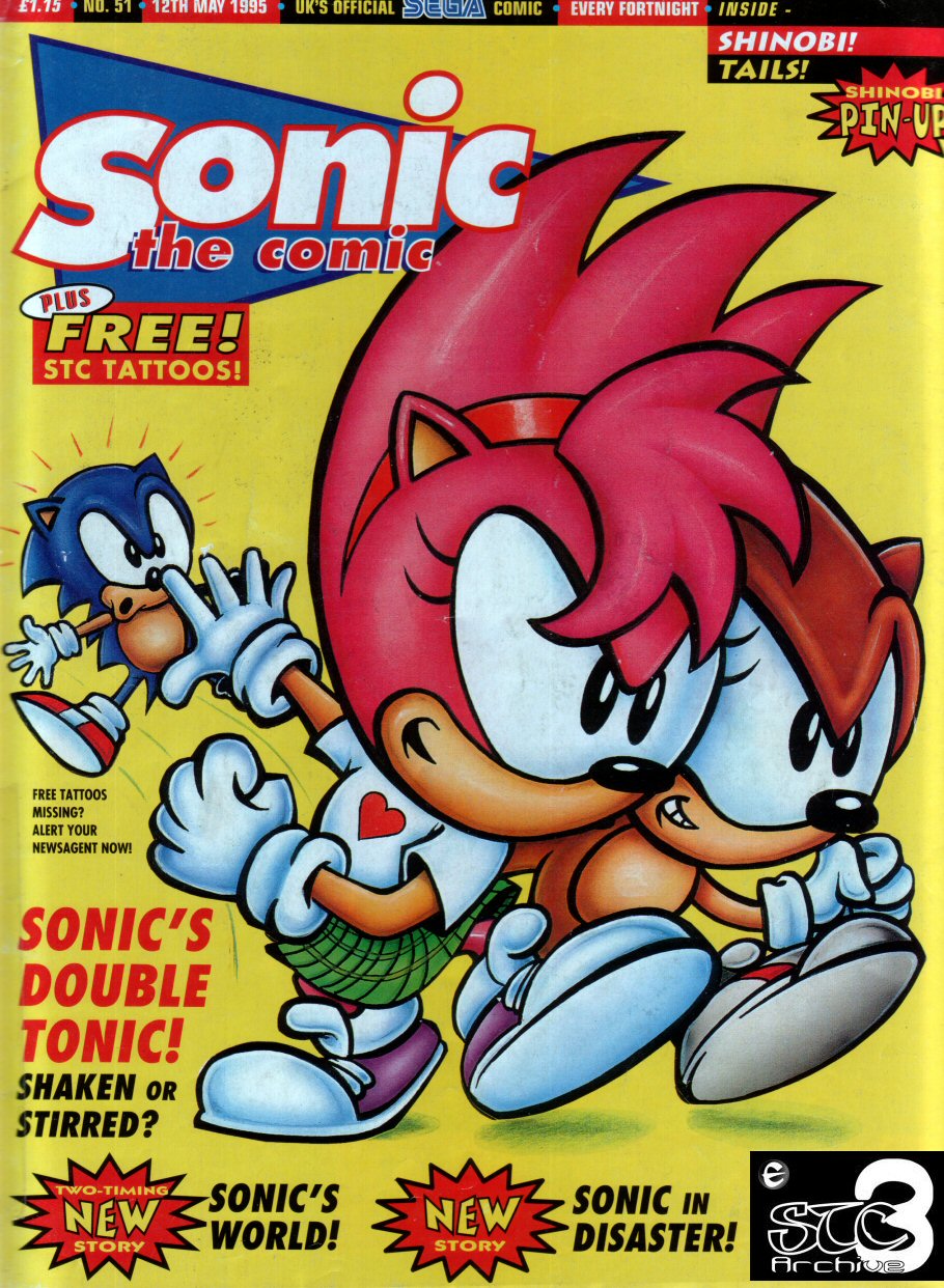 Sonic - The Comic Issue No. 051 Cover Page